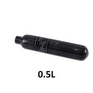 30Mpa 300bar 4500spi  0.5L /2L/3L Pcp Air Paintball Tank Mini Diving Carbon Fiber Cylinder Pcp Air R