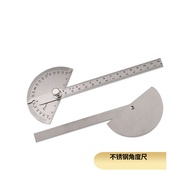 Angle Ruler Stainless Steel Measuring Angle Large Protractor Woodworking Ruler Stainless Steel Angle