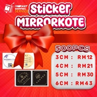 (500-700PCS) STICKER LABEL [3CM-6CM]