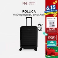 FN ROLLICA Travel Bag Size 24 Inches BERLINN EXTRA PLUS Model 2-Layer Anti-Theft Zipper With TSA LOC