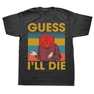 Streetwear Graphic T-Shirt Short Sleeve Plan D20 Dice Game Dnd Men's