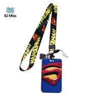IU MISS School Supplies Office Supplies Student Captain Lanyard Marvel ID Card Protective ID Card Holders Badge Holders Bus Card Cover