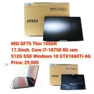 MSi GF75 Thin 10SDR 17.3inch.