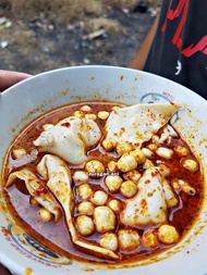 Pangsit ayam kuah chili oil pangsit ayam kuah pedas wonton pangsit ayam wonton ayam pangsit viral pa