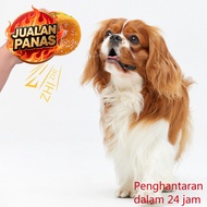 Mainan Anjing Burger Berbunyi Tahan Gigitan Mainan Anjing Getah Lucu