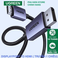 Displayport to Hdmi Cable 2m Long Ugreen Dp to Hdmi Resolution - 1-WAY INFUSION Cable
