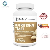 Dr. Berg's Nutritional Yeast Tablets Natural B12 Added - All 8 B Vitamin Complex