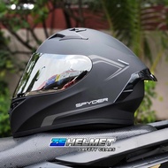 SPYDER PHOENIX+ V2 PD (Black) FULL FACE - SINGLE VISOR (with FREE Clear Lens)