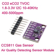 Gas Sensor Carbon Dioxide Detection Sensor Module CCS811 CO2 eCO2 TVOC Air Quality Detecting I2C Out