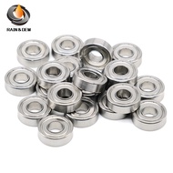 10Pcs High Quality 697  S697ZZ  ABEC-9 7X17X5  mm Stainless Steel Ball Bearing