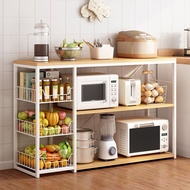 Kitchen Shelf Floor Multi-Layer Household Vegetable Storage Rack Multi-Function Microwave Oven Shelf Cookware Storage Rack   Household products