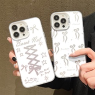 Bowknot IMD Casing for OPPO A18 A17 A16 A15 A60 A58 A54 A53 A5s A5x A5 A3 Pro A38 A31 A3x A98 A95 A9