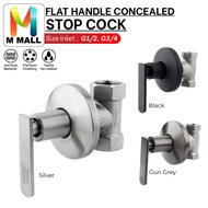 MCPRO Shower G1/2" G3/4" Flat Handle CONCEALED STOP ANGLE VALVE Control Stopcock - SSB21F / SSGY23F / SS20F