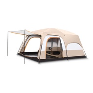 [1200] Large Tent Standing Tall Thick Pole Heat Resistant 2-3 Rooms Sun Protection Mosquito 3 Sizes 