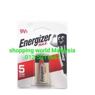 Energizer Max Alkaline Battery 9V