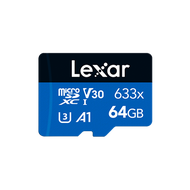 microSD Card Lexar® High-Performance 633x microSDHC™/microSDXC™ UHS-I | 64-128 GB (เมมโมรี่การ์ด)