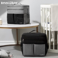 INSULAR Diaper Bags Baby Stroller Organizer Bag Shoulder/Tote Maternity Nappy Bag Adjustable