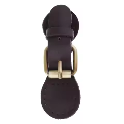 Sew on Leather Magnetic Snap Buckle Replacement Bag Fastener Making DIY 9.5x2cm