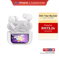Amgras Eternity Ⅳ Major Smart Screen earphone Bluetooth Wireless Earbud EQ adjustment Spatial Audio 