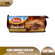 Roma Sandwich Chocolate Bon Bon 189 GR Bon Bon Chocolate Biscuits with Sugar Jam [BUY MORE SAVINGS]