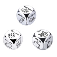 Food Decision Dice Food Decision Stainless Steel Dice Couple Dating Gift Tangled Disease Gift