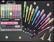 |EXECUTIVE| ZHUIXUA PULPEN GLITER 12 WARNA PASTEL / PULPEN GEL WARNA