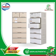 NEW OROCAN ESSENTIAL DRAWER 5 / 6 Layer  White And Beige