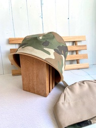 迷彩雙面頭巾帽 手術帽 化療帽 料理帽 工作帽