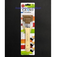 Keep Smiling Gesso brushes 3pcs