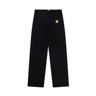 Carhartt Carhartt WIP P อเมริกาแบบย้อนยุค Overalls โลโก้ยอดนิยมกางเกงขายาวใส่เล่นความสูงสีบริสุทธิ์ท