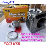 EX5 CLASS BLOCK RACING 58MM PNP EX5 DREAM FCCI KSR WITH (SONIC PISTON & TAPAK TENSIONER) EX5 CLASS 5