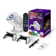 New 4k HD Game Console HCS350MAX Smart Game Projector WiFi6 Android Portable Home Game