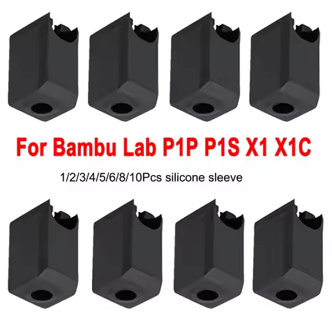 Silicone Sleeve for Bambu Lab P1P X1 P1S X1C Silicone Sleeve Socks Hotend Protector Cover Case Bambu
