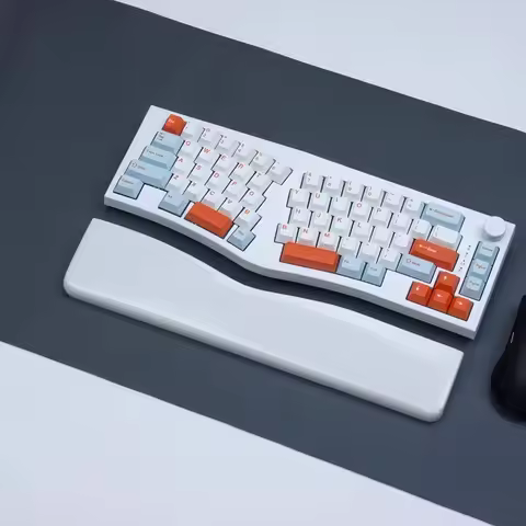 FEKER Alice75/80/98 Marble Palm Rest Custom Quartz Mechanical Keyboard Alien Wrist Rest Natural Ston