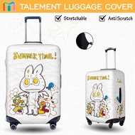 Labubu Luggage Cover Protector Elastic Cute Suitcase Cover Personalized Luggage Accessories 18/20/22