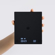 TIMEMORE Store เครื่องชั่งกาแฟดิจิตัล ตาชั่งดิจิตอลขนาดเล็กน้ำหนักเบาแบบธรรมดากระจกสีดำ + 2 PLUS