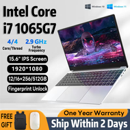 ASUS Intel Core i7 Laptop Windows 11 15.6 Inch IPS Screen RAM 12/16GB SSD 128/256/512GB High Performance Professional Gaming Laptop Fingerprint Portable Notebook One Year Warranty