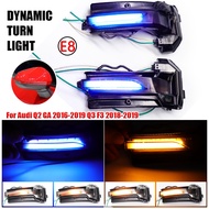 2Pcs Turn Signal light Dynamic rearview mirror indicator light for Audi Q2  2018 2019 2020 Audi Q3 2