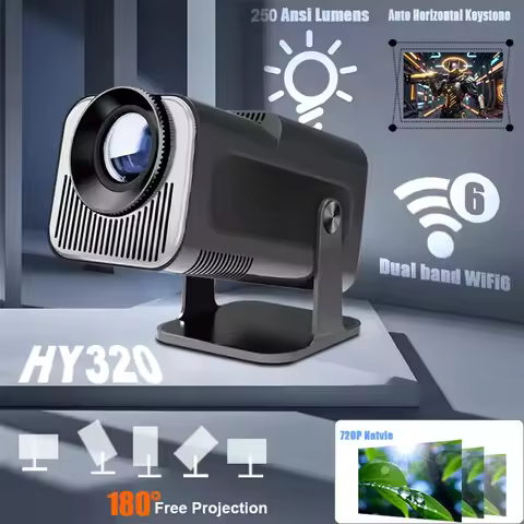 FXTech Home 4K Full HD Projector FHD HY320 Android WiFi 3D Home Theater HY320 Portable Beam Projecto