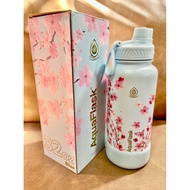 sakura blue water bottle 32 oz