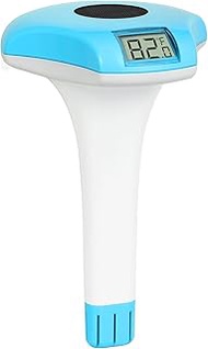 Circrane Solar Pool & Spa Thermometer, Weather Resistant Floating Digital Thermometer, IPX-8 Water P