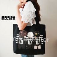 BIGBANG Tote Bag, BIGBANG Chibi Canvas Tote Bag, BIGBANG World Tour Bag