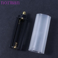 NORMAN for Flashlight Plastic AAA Battery Sheath Tube 18650 Battery Case