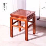 Sofa Log 9w Drum Bench Solid Wood Hedgehog Stool Change Shoes Square Stool Red Sandalwood Chinese Ma