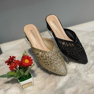 BONNIE HEELS SARUNG SEPARUH 719-1 GLITTER TUMIT 1 INCI