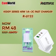 Remax Kiddy Series 40w 1A + 2C Fast Charger (R-U123)