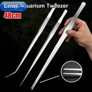 OHWK 1Pcs Aquarium Tweezer, Long Tong Stainless Steel Water Grass Clip,  48cm Aquarium Supplies Pet 