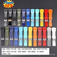 Strap for Casio G-SHOCK GA-100/110/140/200/400/700 GD-100 G-8900 GW-8900 Men Sport Waterproof Resin 