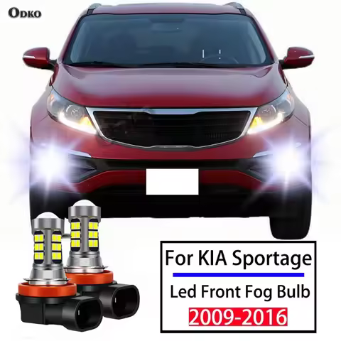 2pc H8 H11 H16JP Lighting bulb For KIA Sportage 2009 2010 2011 2012 2013 2014 2015 2016 Car LED Fron