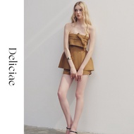 [Deliciae] GWEN TOP & SARA SHORTS - Strapless bra with bow and Shorts